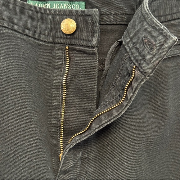 Lauren Jeans Co. Ralph Lauren Women’s Size 14 Black Straight Leg Stretch Pants - Picture 4 of 6